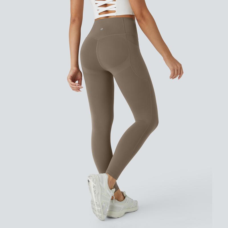 High Waisted Butt Lifting Tummy Control Pocket Shaping Workout Leggings