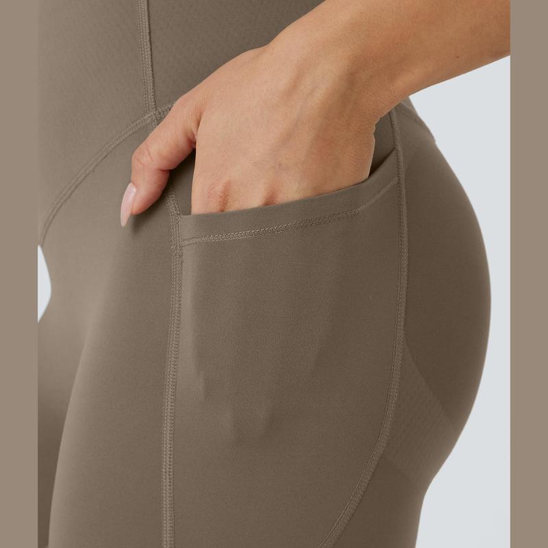 High Waisted Butt Lifting Tummy Control Pocket Shaping Workout Leggings