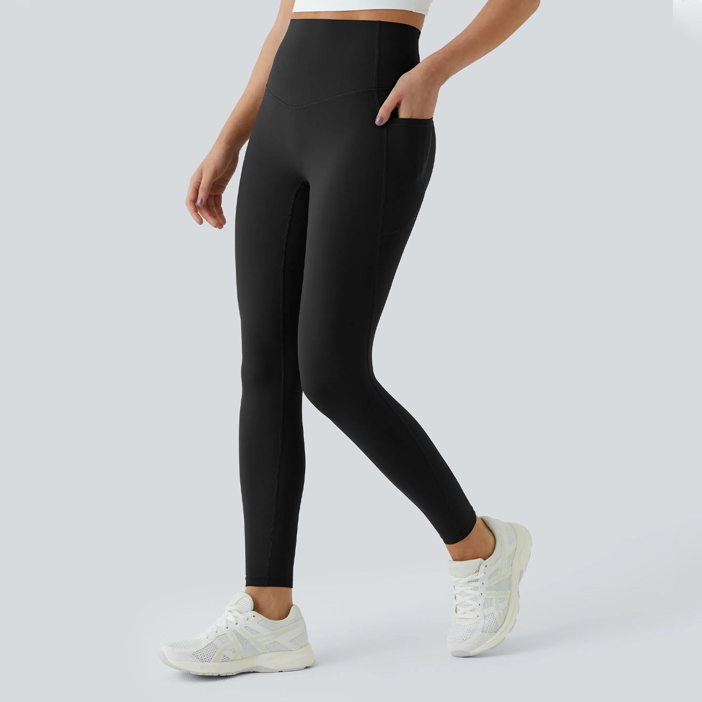 High Waisted Butt Lifting Tummy Control Pocket Shaping Workout Leggings