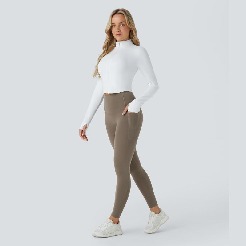 High Waisted Butt Lifting Tummy Control Pocket Shaping Workout Leggings
