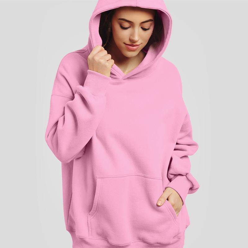 Womens Oversized Hoodies Fleece Sweatshirts Long Sleeve Sweaters Pullover Fall Clothes with Pocket Fallreshness