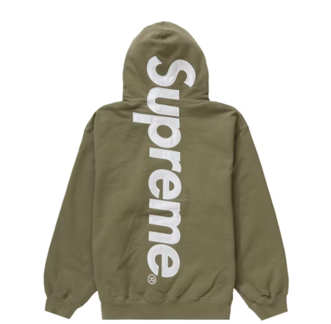 Satin Applique Cozy Hoodie