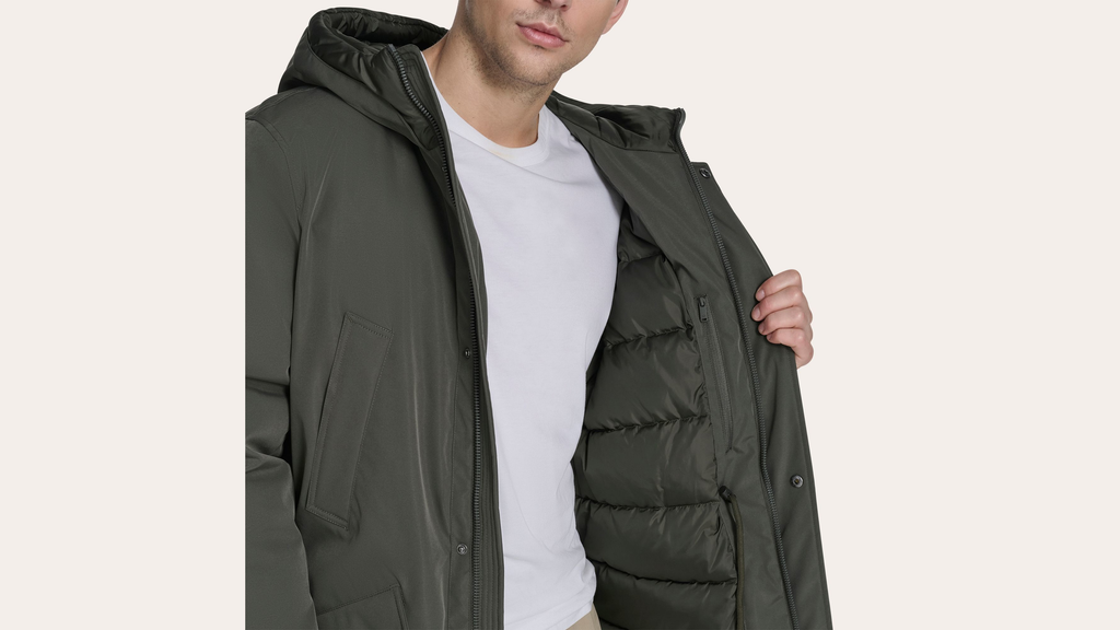 Faille Padded Parka
