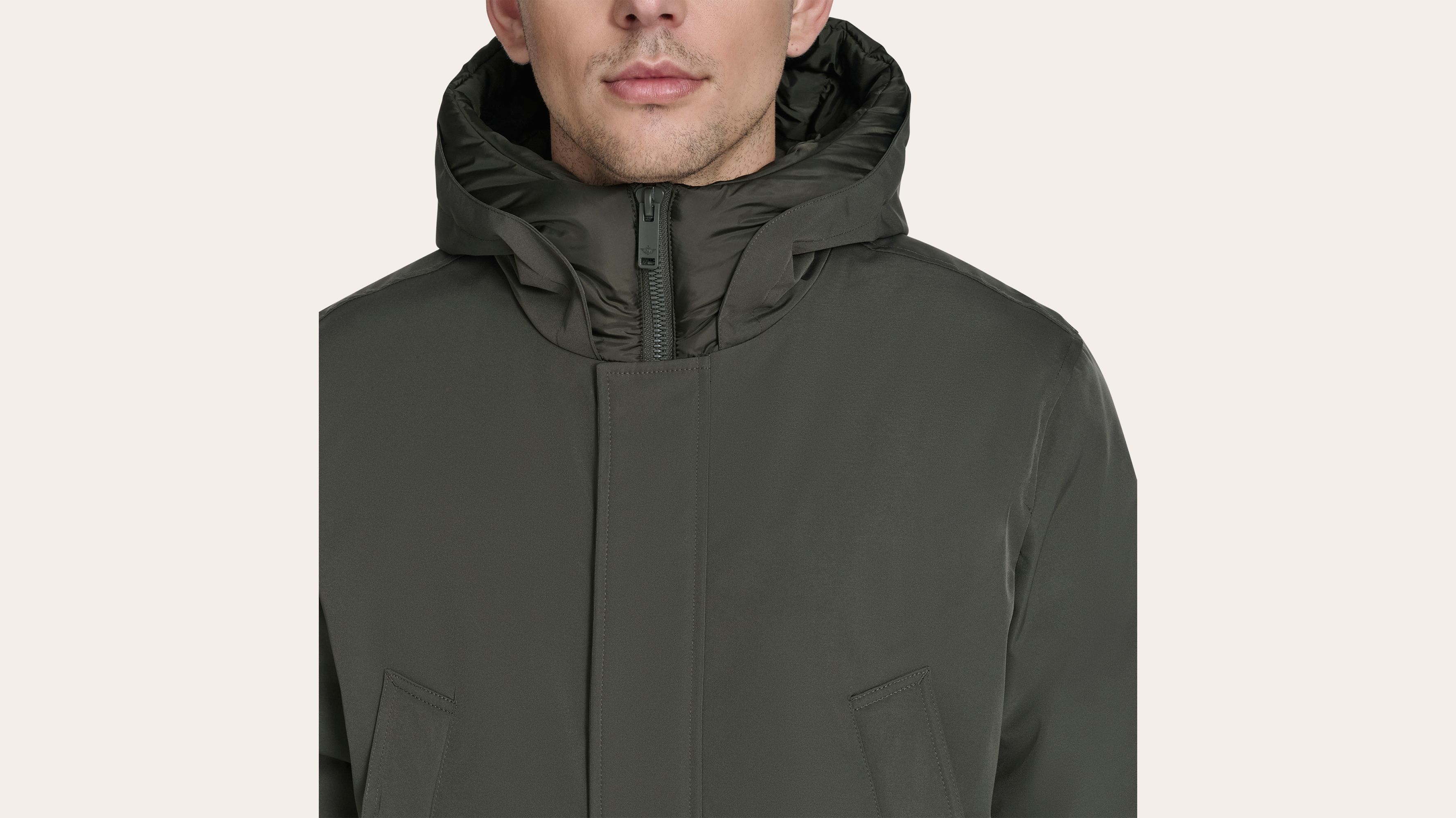 Faille Padded Parka