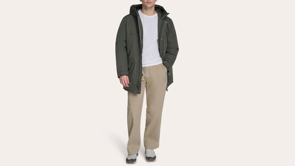 Faille Padded Parka