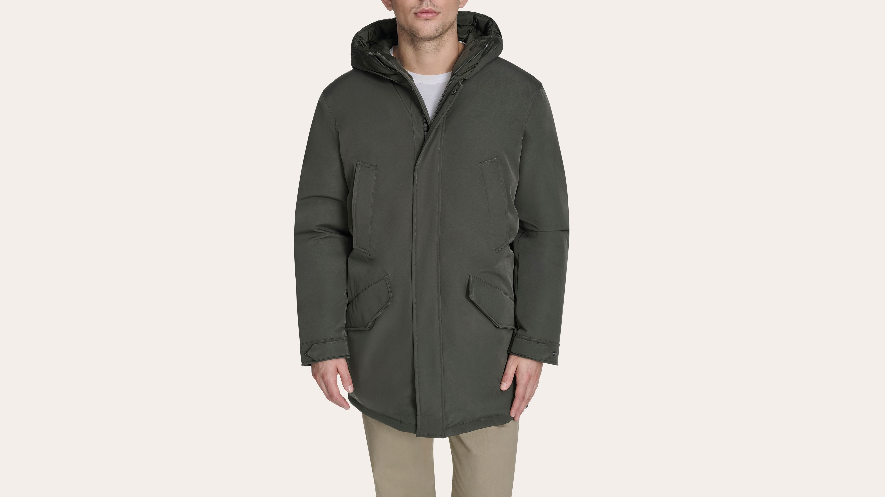 Faille Padded Parka