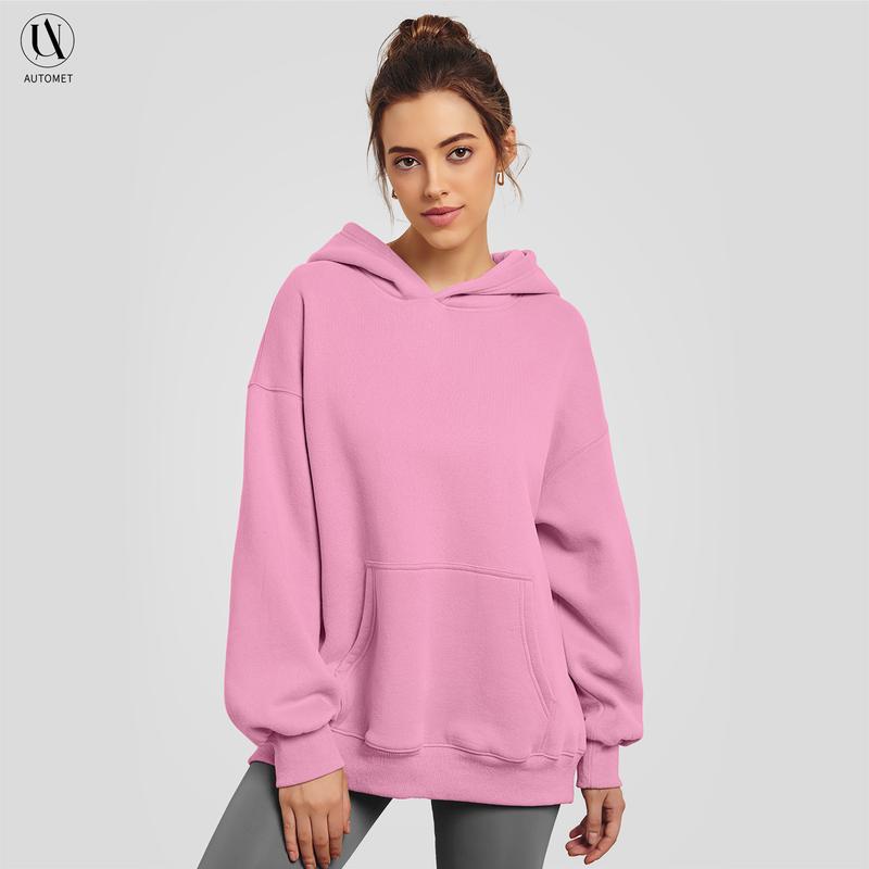 Womens Oversized Hoodies Fleece Sweatshirts Long Sleeve Sweaters Pullover Fall Clothes with Pocket Fallreshness