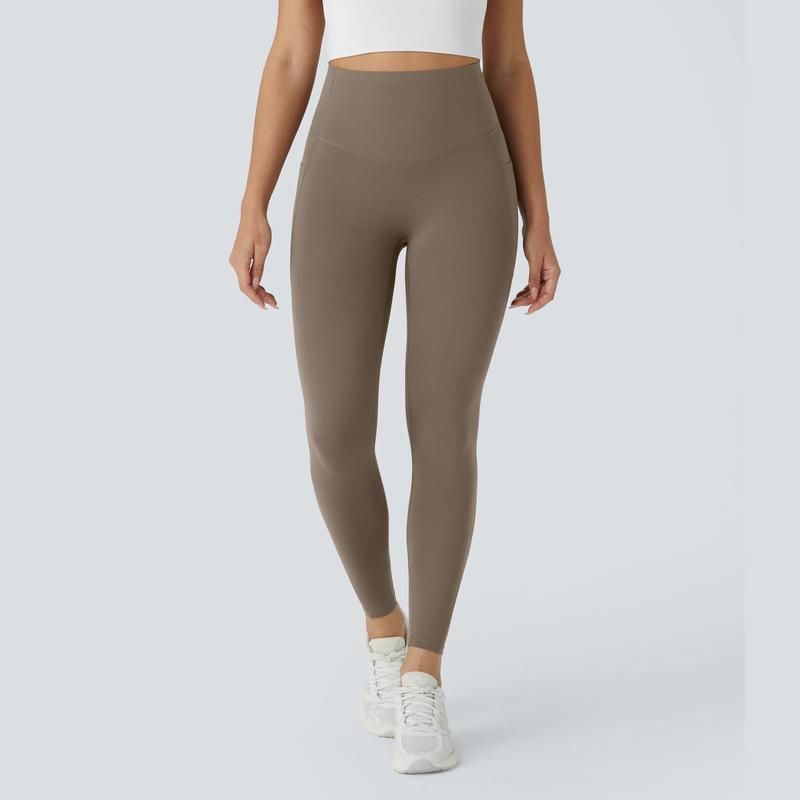 High Waisted Butt Lifting Tummy Control Pocket Shaping Workout Leggings