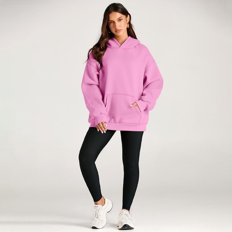 Womens Oversized Hoodies Fleece Sweatshirts Long Sleeve Sweaters Pullover Fall Clothes with Pocket Fallreshness